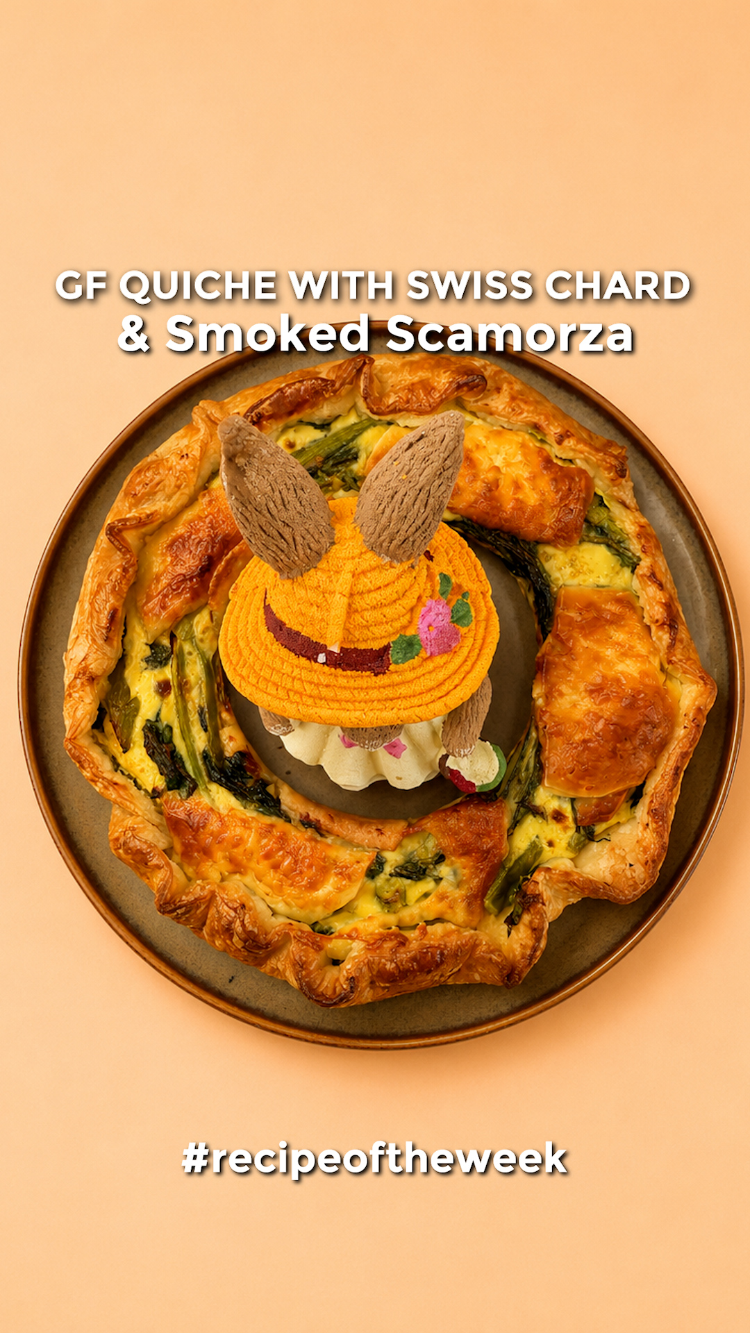 GF Quiche with Swiss Chard and Smoked Scamorza