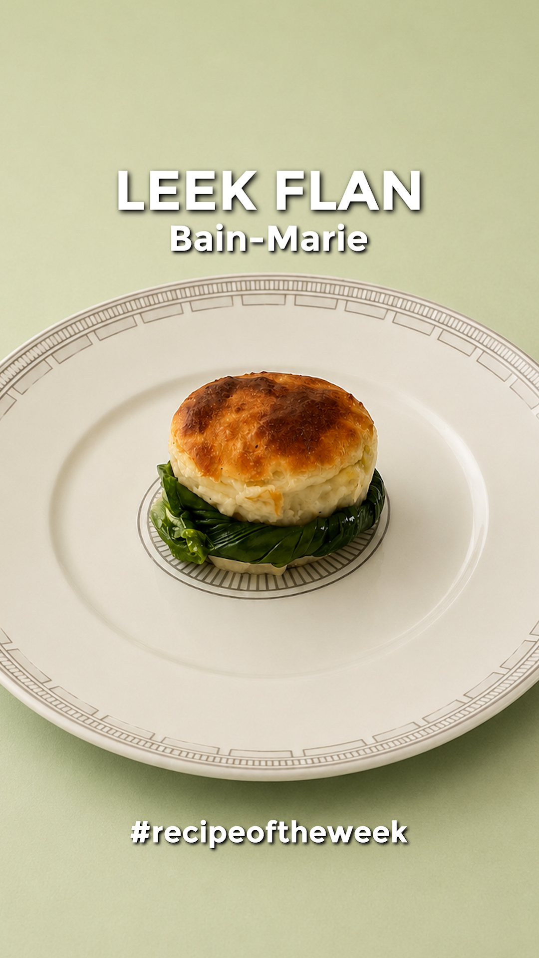 Leek Flan Bain-Marie