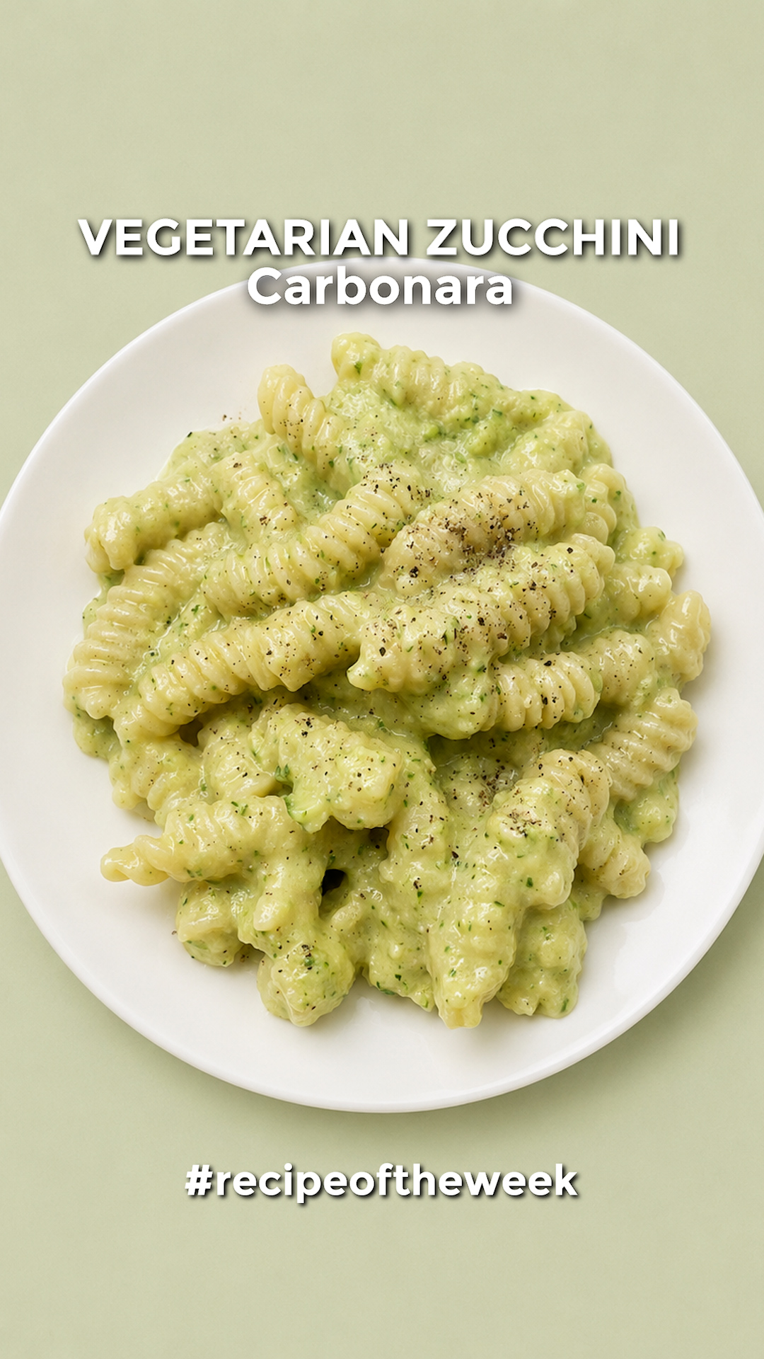 Vegetarian Zucchini Carbonara